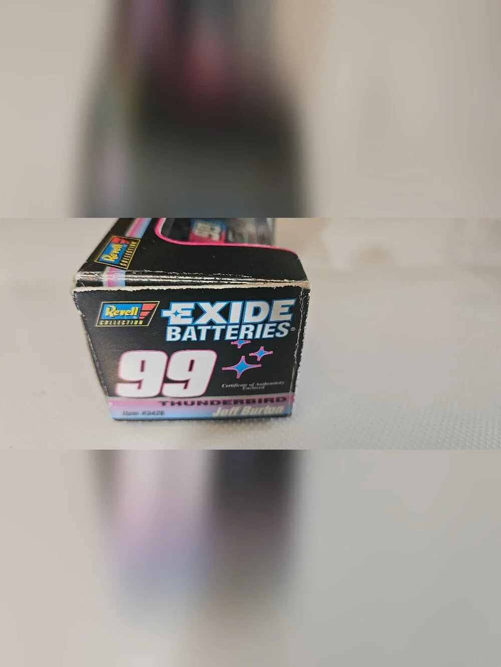Revell Jeff Burton #99 Exide Pink & Blue Die-Cast Race Car